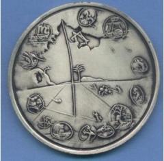 Salvador Dali 1973 25th Anniversary of Israel Silver Medal