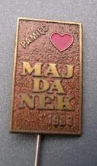 Majdanek "Remember" Pin