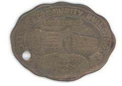Jewish Community Building - LA California - Dedication, 1951 Token