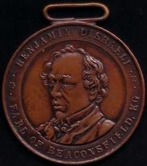 Benjamin Disraeli - Earl of Beaconsfield Medal