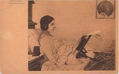 E. M. Lilien Postcard “Morgenzeitung” (“Morning Newspaper”)