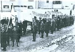 Protest against Camp Confinement of Survivors 