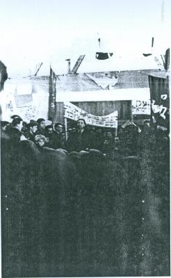 United Zionist Organization (Ichud) Protest Meeting Against Minister Bevin's White Paper