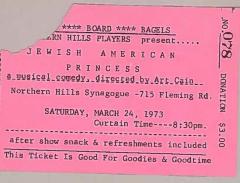 Northern Hills Synagogue Presents ‘Jewish American Princess: A Musical Comedy’ (Cincinnati, OH) 