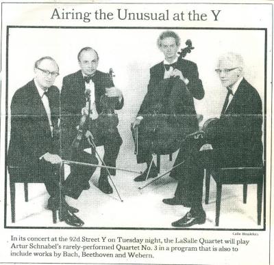Advertisement "Airing the Unusual at the Y" - The New York Times