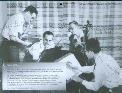 Photographs from a calendar - Cincinnati Chamber Music Society